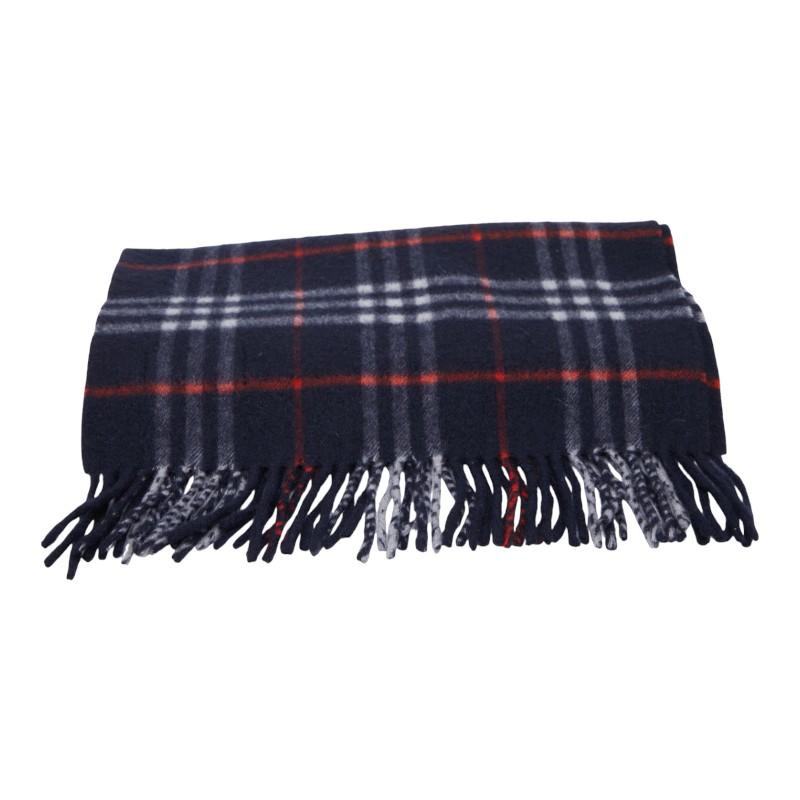 BURBERRY（バーバリー） ノバチェック マフラー ネイビー レッド