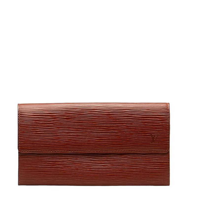 【X'masセール★30%OFF】ルイ・ヴィトン LOUIS VUITTON 長財布エピ ポシェットポルトモネクレディ ケニアブラウン レディース 中古 LOUIS VUITTON（ルイ・ヴィトン） ルイ ヴィトン エピ ポシェット