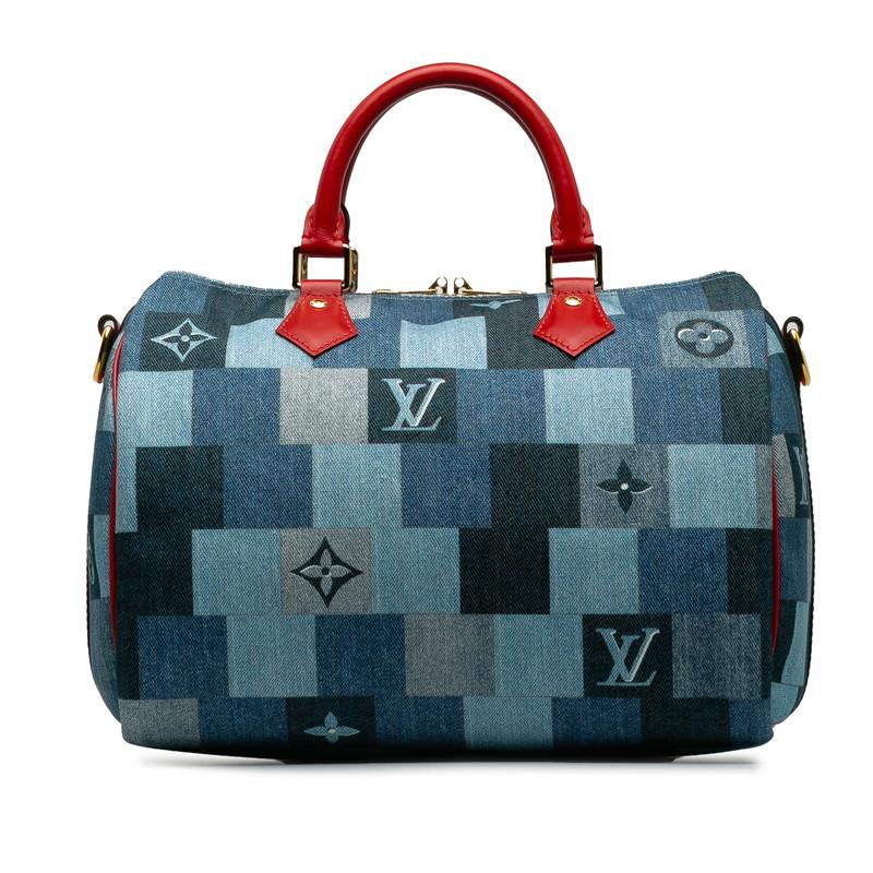 ルイヴィトン パッチワーク スピーディ LOUIS VUITTON（ルイ・ヴィトン） ルイ ヴィトン モノグラム デニム