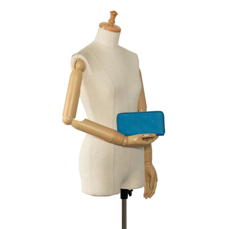 MCM エム シー ヴィセトス ロゴグラム スタッズ ラウンドファスナー 長  