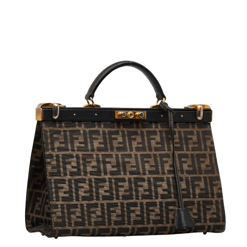 FENDI フェンディ ズッカ ハンドバッグ ショルダーバッグ 2WAY  