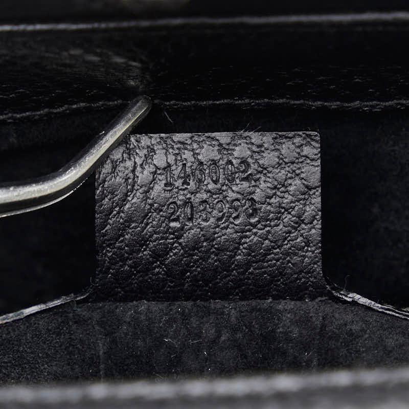 GUCCI グッチ シェリーライン ハンドバッグ 146002 ブラック GUCCI グッチ シェリーライン ハンドバッグ 146002 ブラック