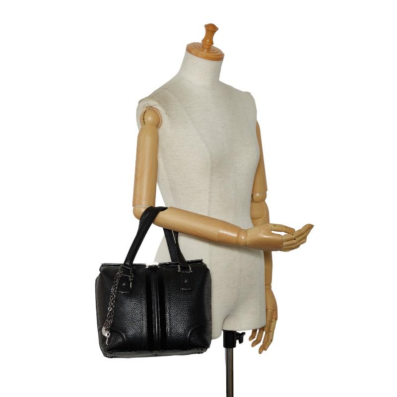 GUCCI グッチ シェリーライン ハンドバッグ 146002 ブラック