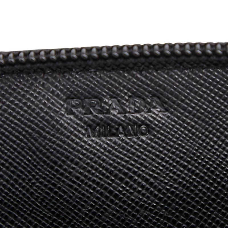 PRADA（プラダ） 三角ロゴプレート コインケース 小銭入れ ブラック