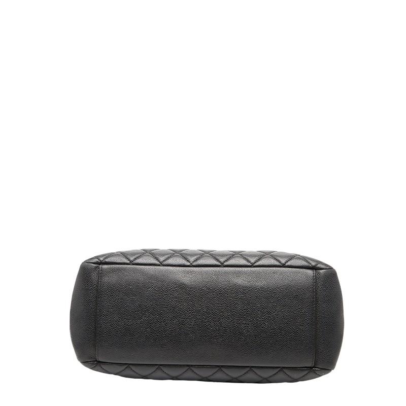 シャネル ココマーク GST チェーン トートバッグ ショルダーバッグ ブラック キャビアスキン レディース CHANEL 【中古】 CHANEL（シャネル） ココマーク GST チェーン トートバッグ ショルダー