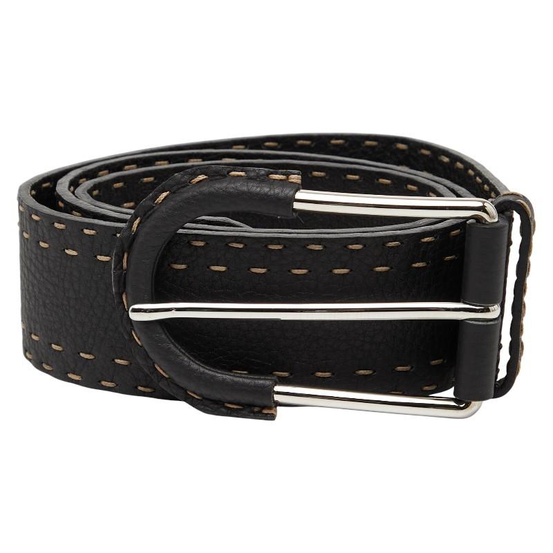 FENDI（フェンディ） セレリア ベルト サイズ:90/36 ブラック レザー 