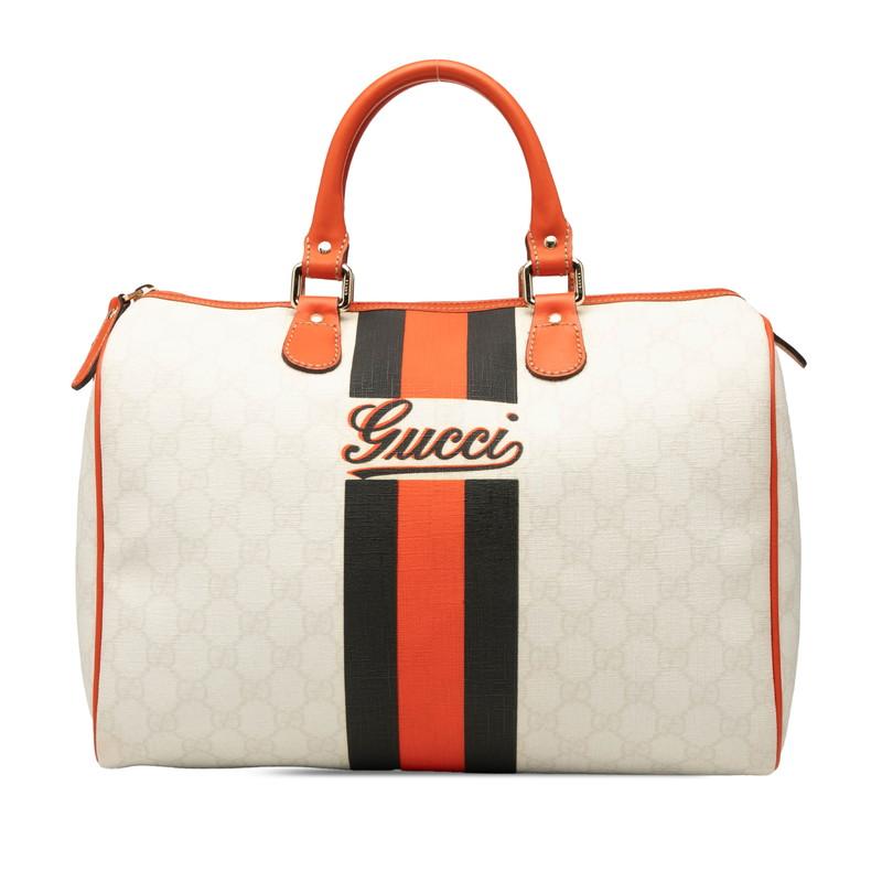 GUCCI レッド GGパターン ハンドバッグ　美品 GUCCI グッチ GGキャンバス ハンドバッグ レッド レディース ブランド