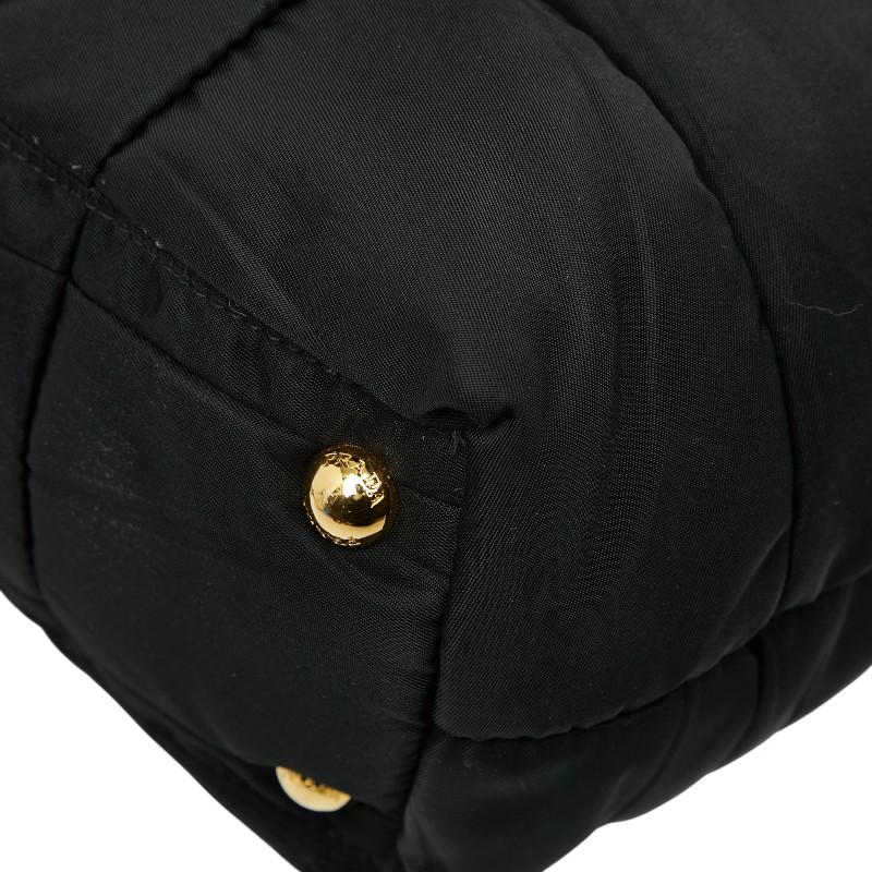 美品 付属品○ プラダ　ハンドバッグ 肩掛け ベネチアプリント 三角ロゴプレート 美品 付属品○ プラダ ハンドバッグ 肩掛け ベネチアプリント 三角ロゴ