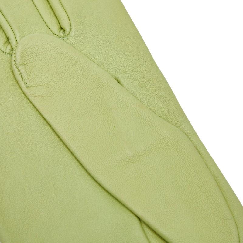 エルメス グローブ 手袋 6 1/2 ライトグリーン ラムスキン レディース HERMES 【中古】 HERMES（エルメス） グローブ 手袋 6 1/2 ライトグリーン ラムスキン