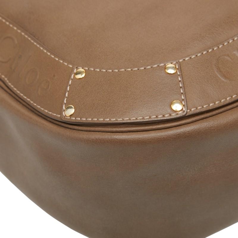 Chloe（クロエ） エデン 斜め掛け ショルダーバッグ ブラウン レザー