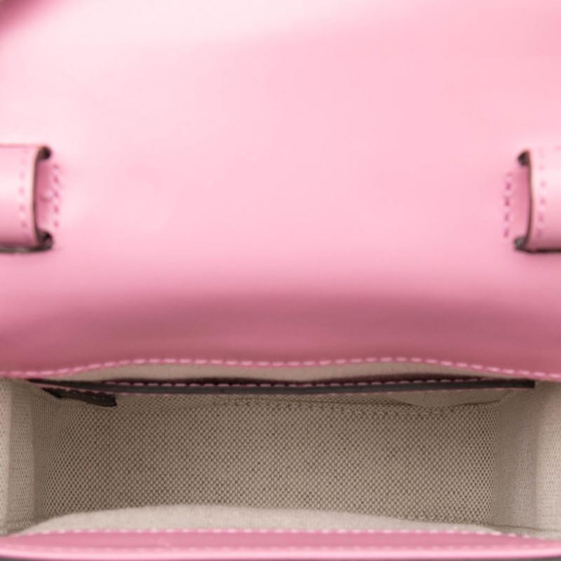 グッチ バンブー ミニ リュック バックパック 702106 ピンク レザー レディース GUCCI 【中古】_3