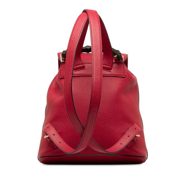 GUCCI グッチ バンブー リュック バックパック 387149 レッド GUCCI グッチ バンブー リュック バックパック 387149 レッド