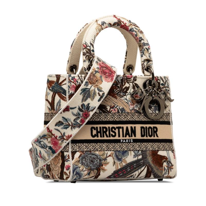 希少モデル☆☆　Dior 花柄 ハンドバッグ Christian Dior クリスチャンディオール ハンドバッグ 2WAY