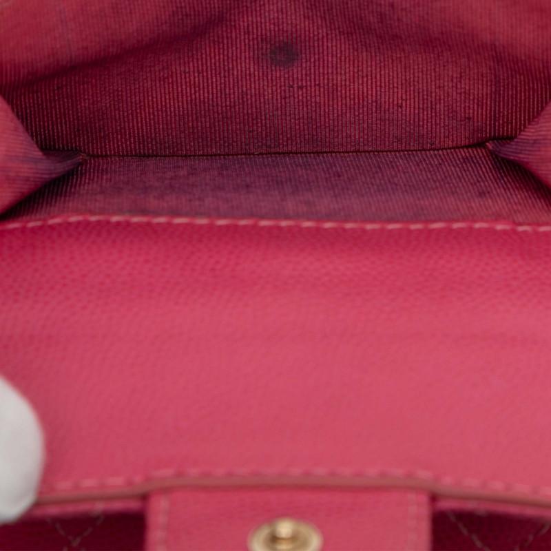 CHANEL（シャネル） マトラッセ ココマーク 三つ折り財布 ピンク