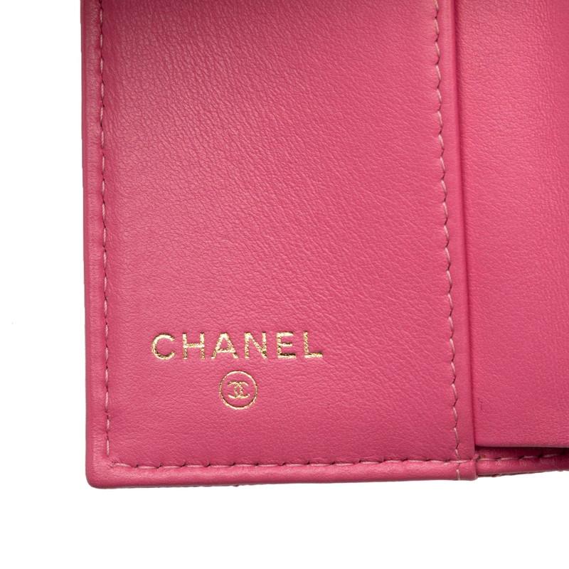 シャネル ココマーク マトラッセ 三つ折り財布 キャビアスキン レディース CHANEL 【228-61328】 CHANEL - シャネル ココマーク マトラッセ 三つ折り財布 キャビア
