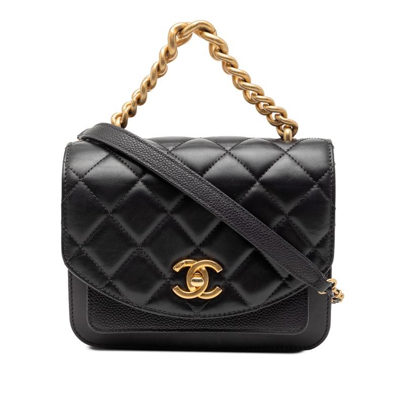 CHANEL（シャネル） ココマーク トリコマテリアル ハンドバッグ