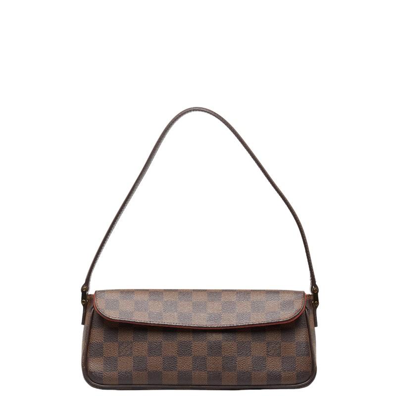 ルイ ヴィトン ダミエ レコレータ ショルダーバッグ ハンドバッグ N51299 ブラウン PVC レザー レディース LOUIS VUITTON 【中古】 LOUIS VUITTON（ルイ・ヴィトン） ルイ ヴィトン ダミエ レコレータ