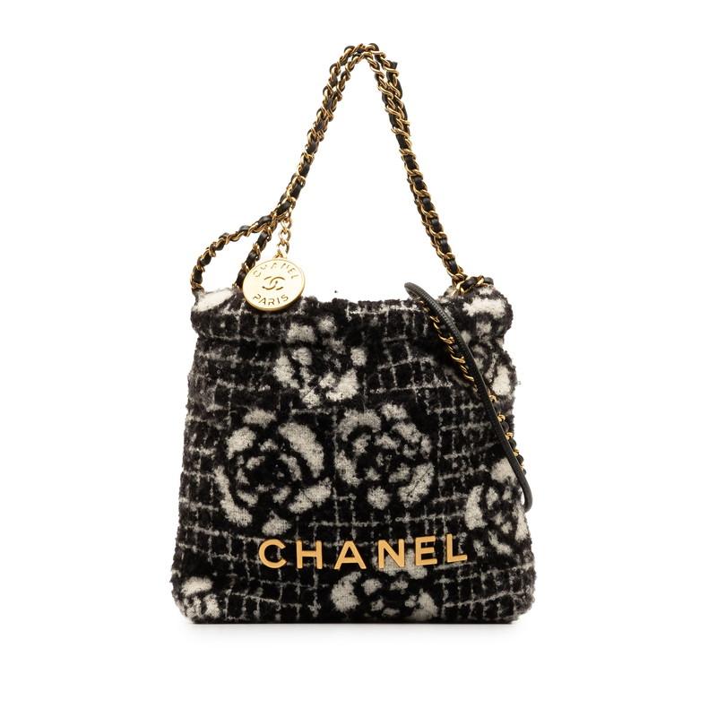 CHANEL シャネル カメリア ココマーク ロゴ ゴールド金具 CHANEL シャネル カメリア ココマーク ロゴ ゴールド金具