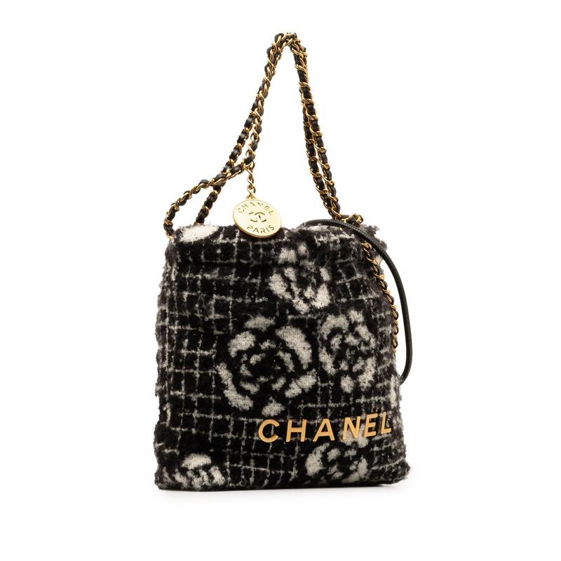 CHANEL シャネル カメリア ココマーク ロゴ ゴールド金具 CHANEL シャネル カメリア ココマーク ロゴ ゴールド金具