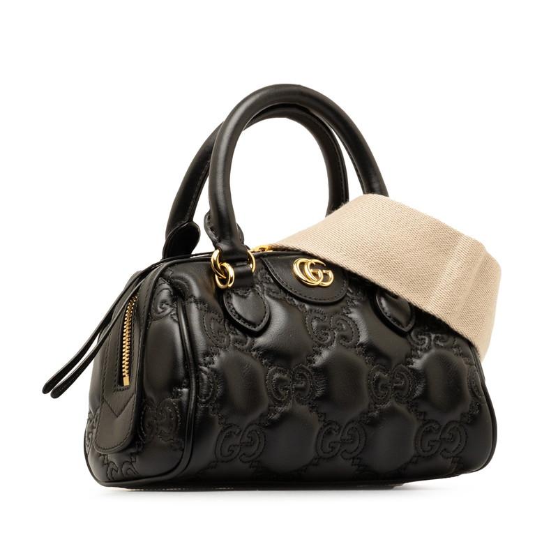 GUCCI（グッチ） GGマトラッセ キルティングミディアム ハンドバッグ