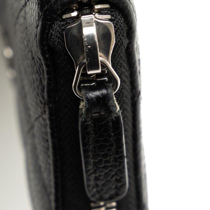 CHANEL（シャネル） マトラッセ ココマーク ラウンドファスナー 長財布