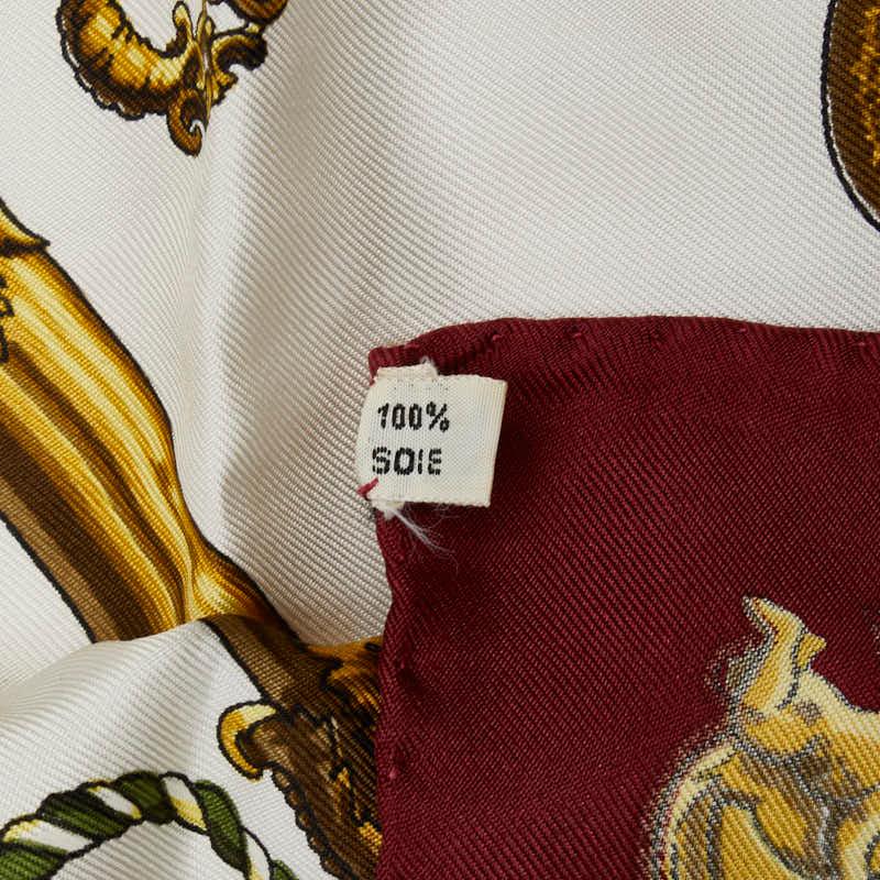 HERMES エルメス カレ90 LES CLES THE KEYS RARE 鍵柄 スカーフ HERMES エルメス カレ90 LES CLES THE KEYS RARE 鍵柄 スカーフ