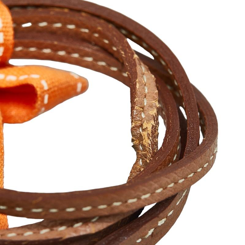 HERMES エルメス カデナチャーム ゾウ モチーフ チョーカー ゴールド 