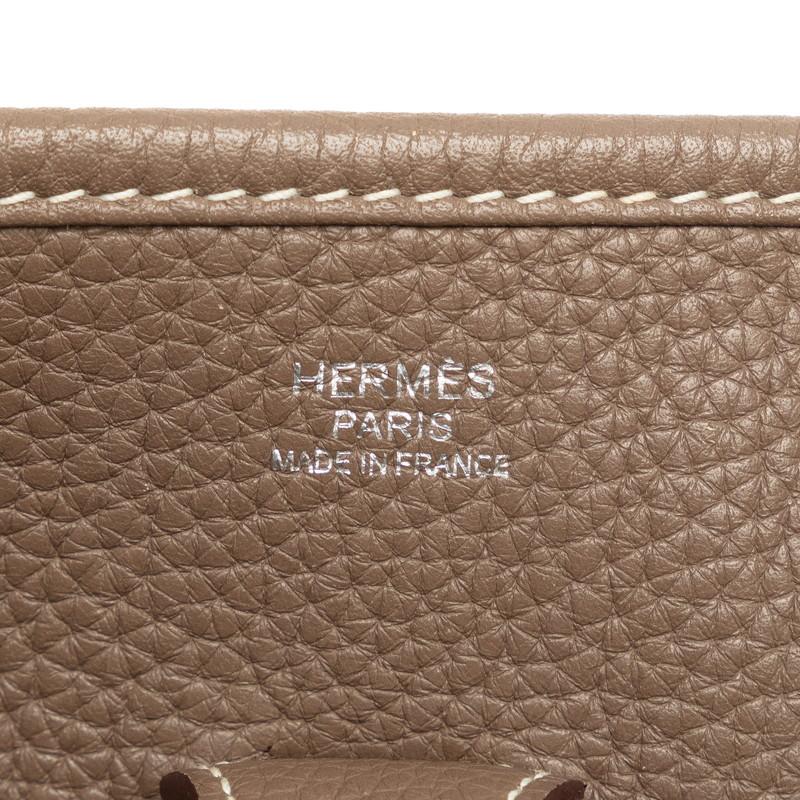 エルメス エブリン1 ショルダーバッグ エトゥープ グレージュ トゴ レディース HERMES 【中古】｜ginzaparis2｜06