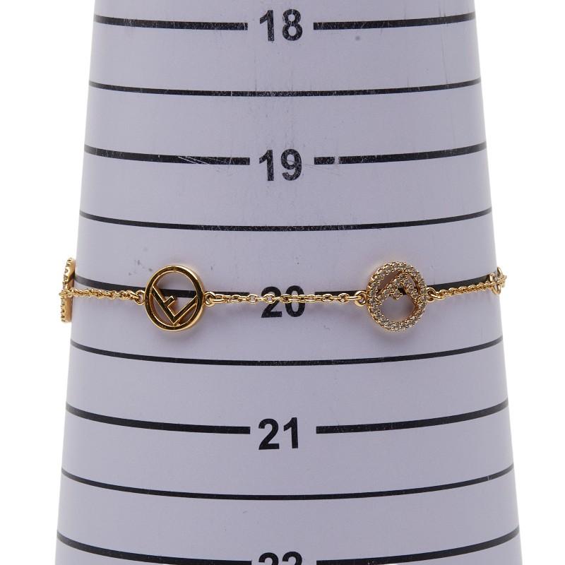 FENDI（フェンディ） エフイズ ブレスレット ゴールド メッキ ライン