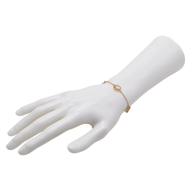 FENDI（フェンディ） エフイズ ブレスレット ゴールド メッキ ライン