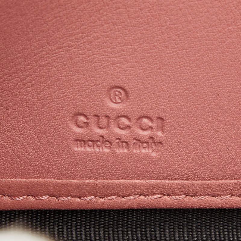 GUCCI（グッチ） マイクログッチシマ ラブリー ラウンドファスナー 長