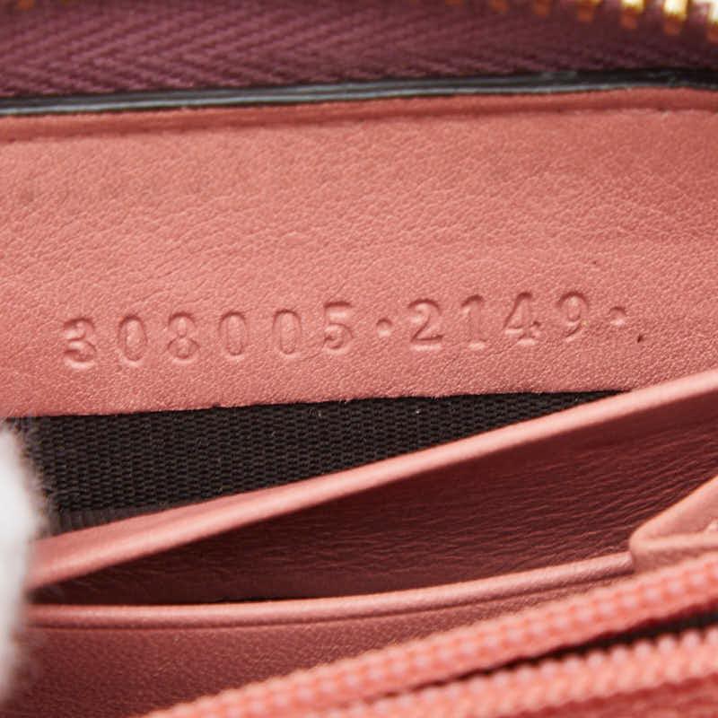 GUCCI（グッチ） マイクログッチシマ ラブリー ラウンドファスナー 長