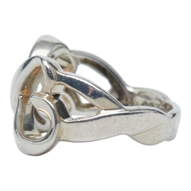 TIFFANY&Co.（ティファニー） ダブルラビングハート リング 指輪 SV925