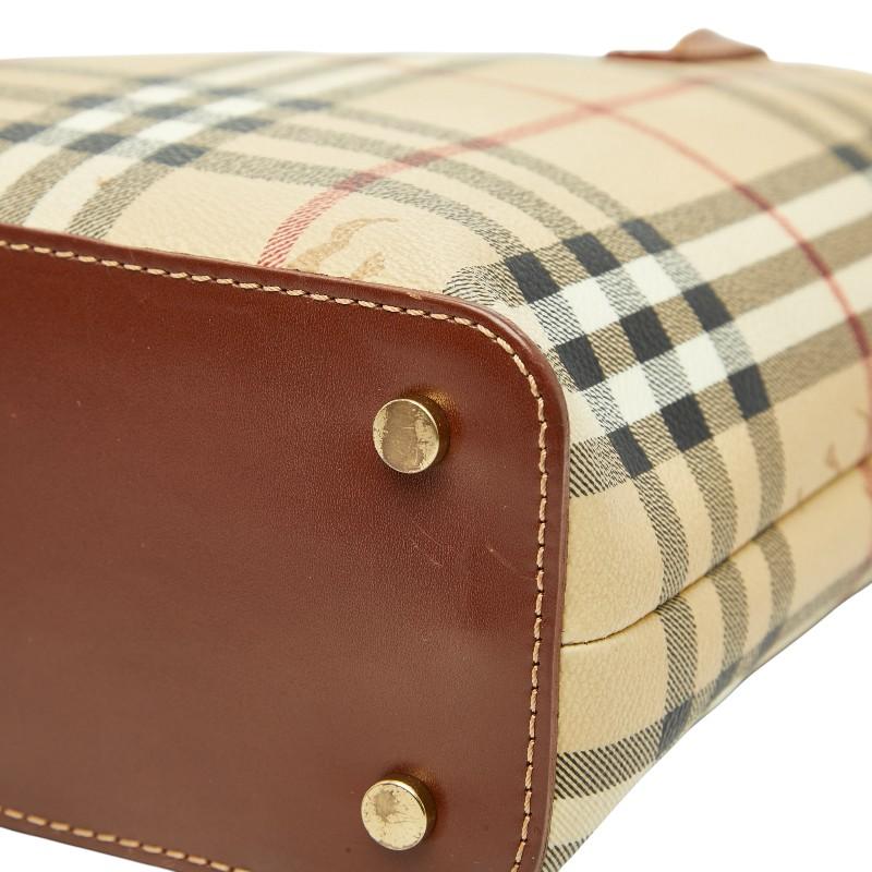 BURBERRY（バーバリー） ノバチェック シャドーホース ハンドバッグ