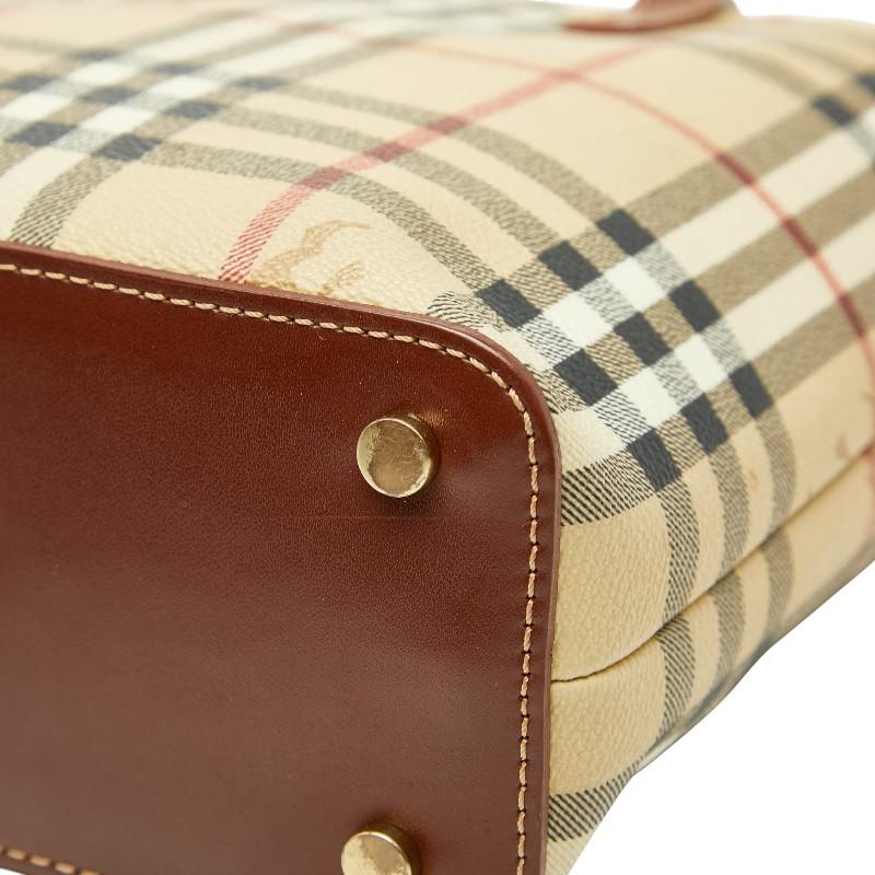 極美品✨BURBERRY'S クラッチバッグ ノバチェック ベージュ ホースロゴ BURBERRY（バーバリー） ノバチェック シャドーホース ハンドバッグ