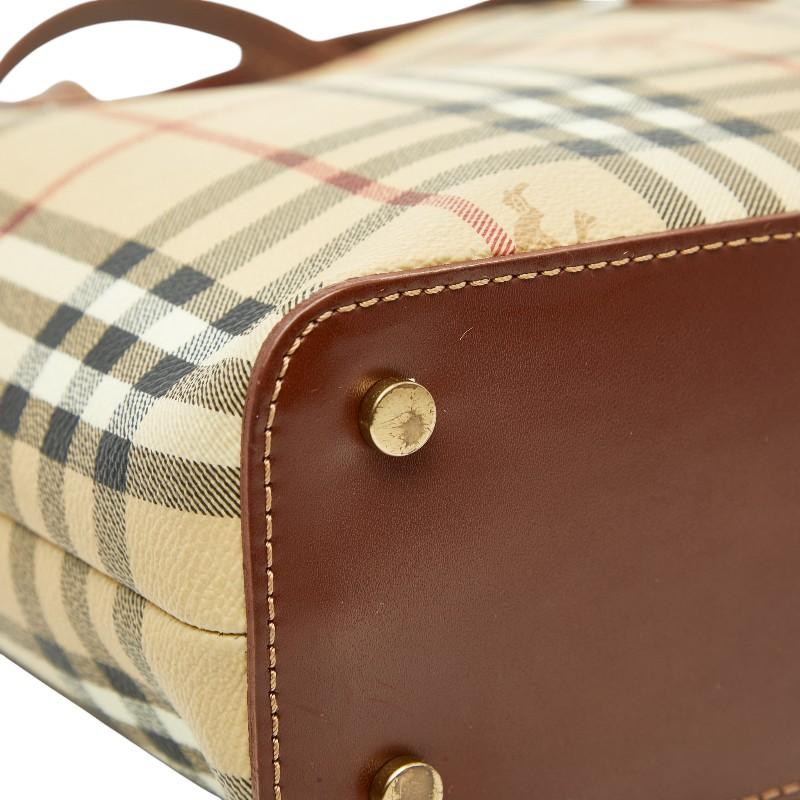 BURBERRY（バーバリー） ノバチェック シャドーホース ハンドバッグ