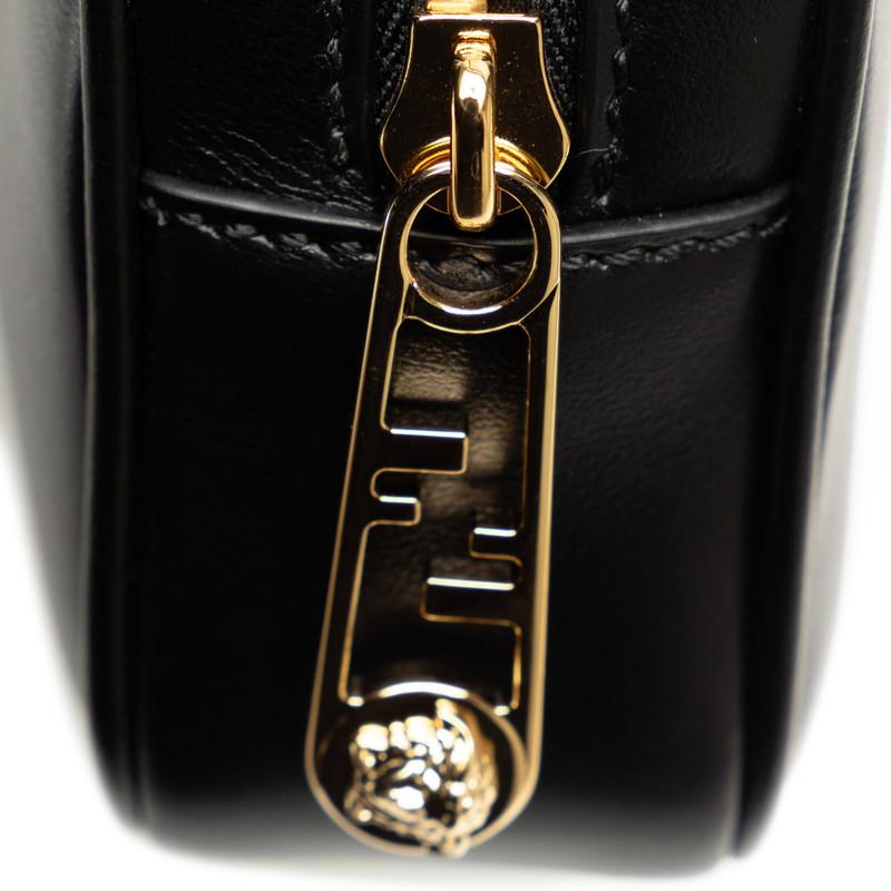 フェンディ ×ヴェルサーチ FENDACE フェンダーチェ 斜め掛け ショルダーバッグ 7M0285 ブラック レザー レディース FENDI 【中古】_4