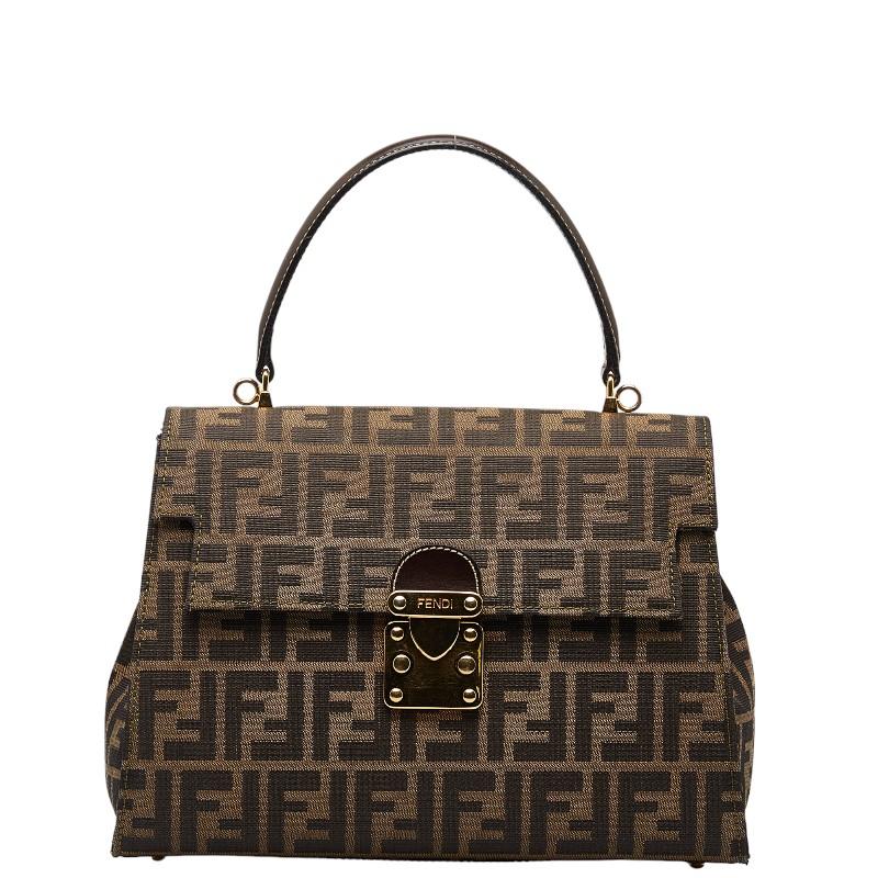 FENDI（フェンディ） ズッカ ハンドバッグ ショルダーバッグ 2WAY