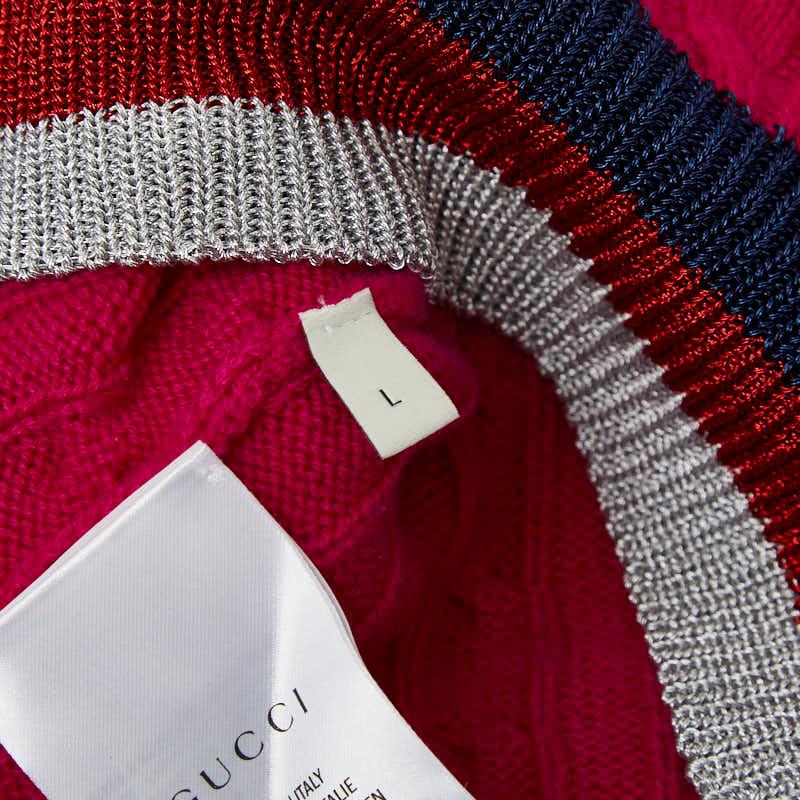 GUCCI（グッチ） シェリーライン ケーブル セーター ニット サイズL