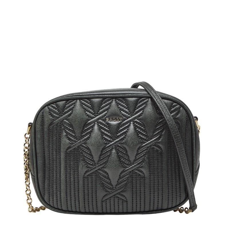Bally（バリー） キルティング 斜め掛け チェーン ショルダーバッグ