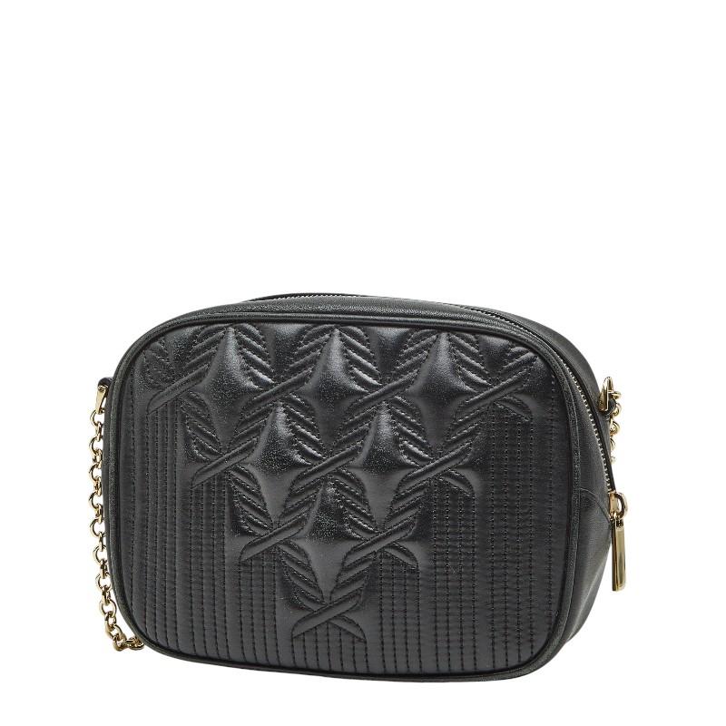 バリー ショルダーバック キルティング チェーン Bロゴ ブラック レザー Bally（バリー） キルティング 斜め掛け チェーン ショルダーバッグ