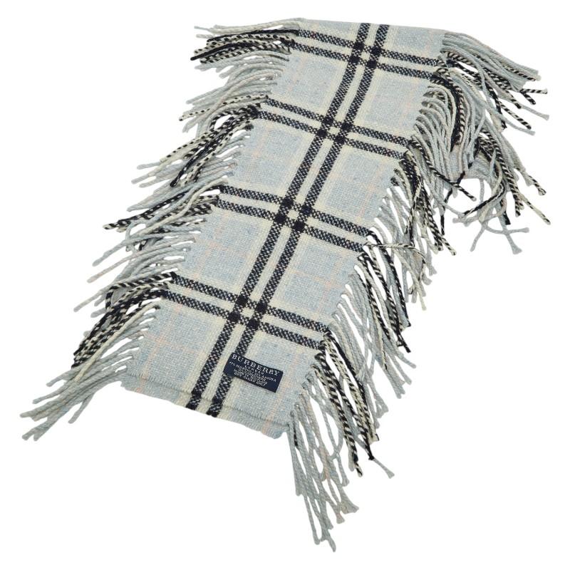 BURBERRY（バーバリー） チェック マフラー ライトブルー マルチカラー