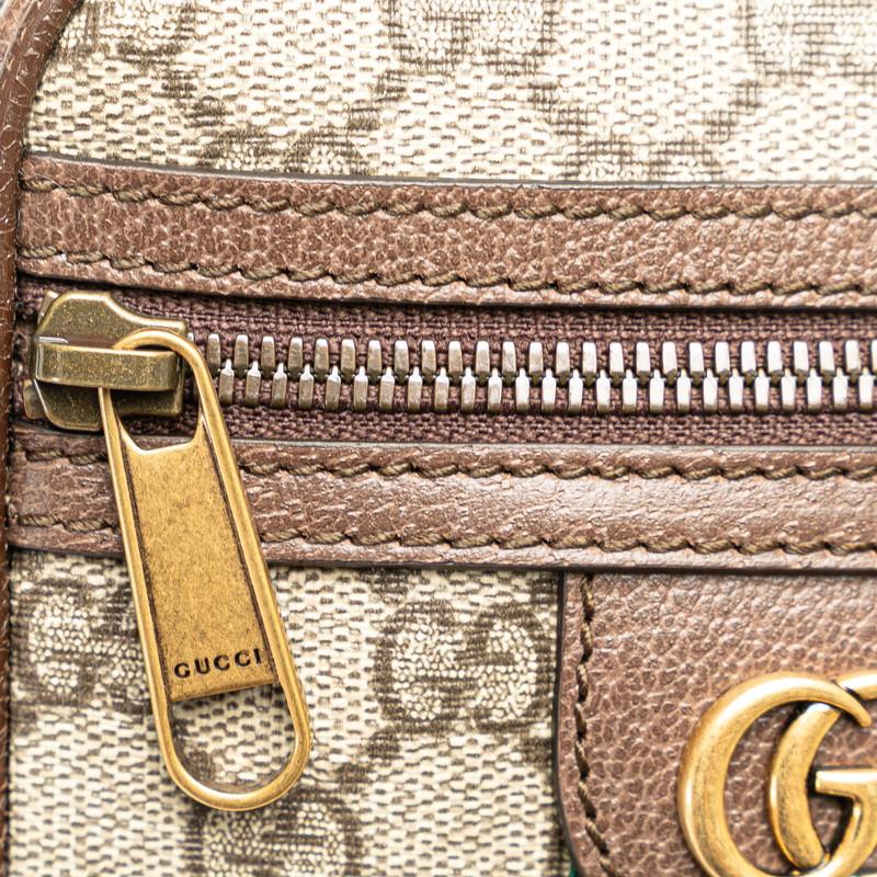 【美品】 GUCCI オフィディア マーモント シェリーライン 3つ折り　訳有 ✨極美品✨グッチ 三つ折り財布 オフィディア マーモント シェリー