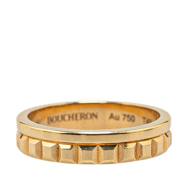 BOUCHERON ブシュロン キャトル ラディアント リングK18YG 美品 BOUCHERON（ブシュロン） キャトル ラディアント リング 指輪 #48