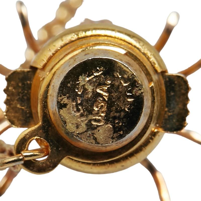 タサキ クモモチーフ タイピン ネクタイピン K14YG イエローゴールド  