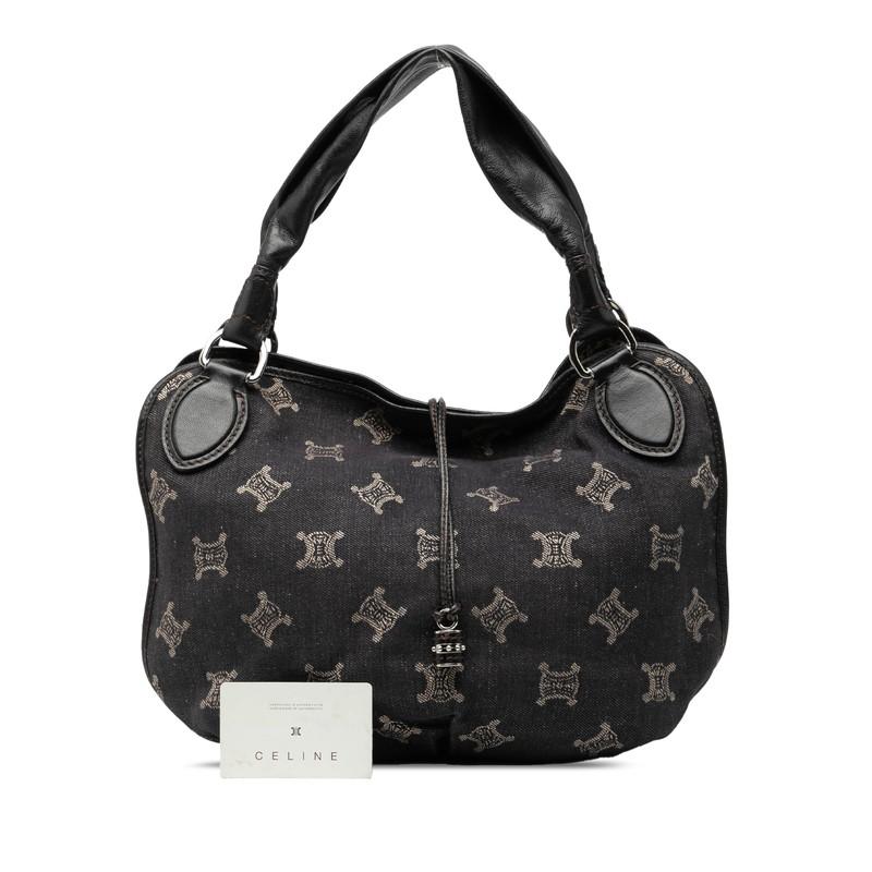 CELINE（セリーヌ） トリオンフ ハンドバッグ トートバッグ インディゴ