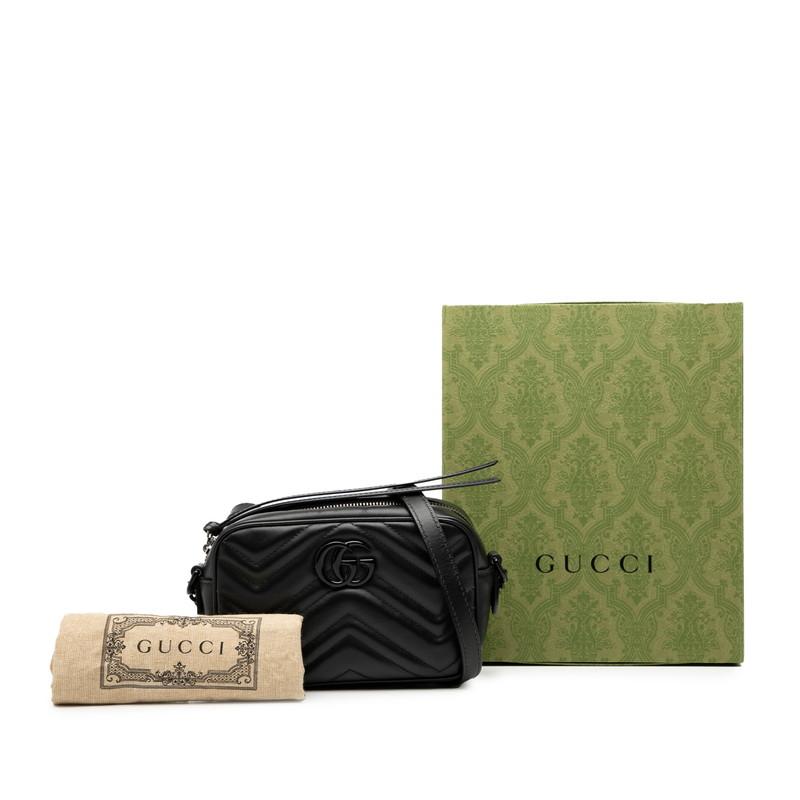GUCCI（グッチ） GGマーモント ミニ カメラバッグ ショルダーバッグ