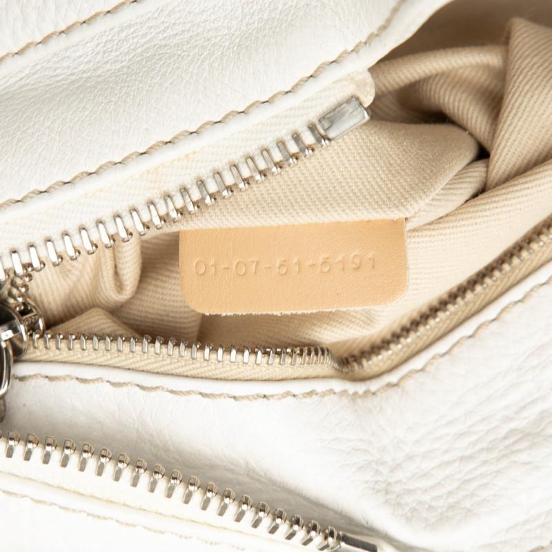 Chloe（クロエ） パディントン ハンドバッグ ホワイト ゴールド レザー