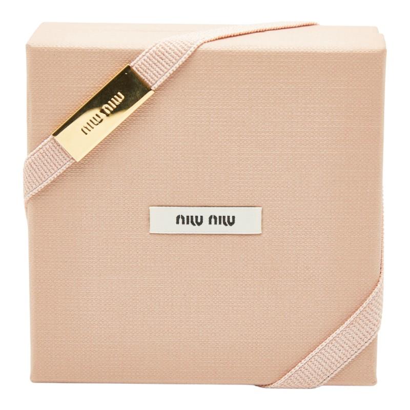 miu miu（ミュウミュウ） コード ブレスレット 51B538 グリーン 