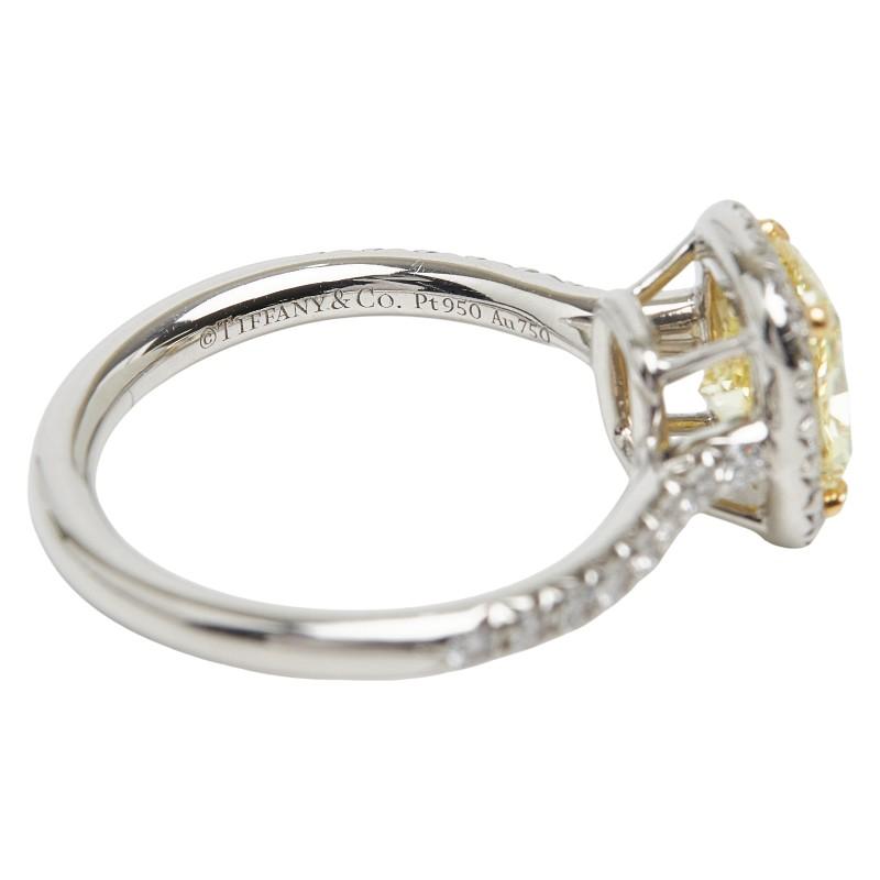 TIFFANY&Co.（ティファニー） Pt950 K18WG ファンシーインテンス